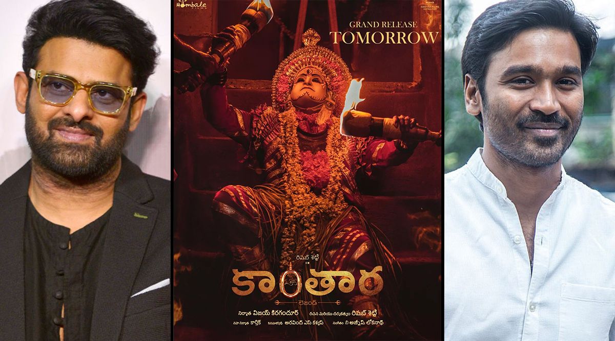 Kantara, a blockbuster hit by Rishab Shetty receives praise from Prabhas and Dhanush