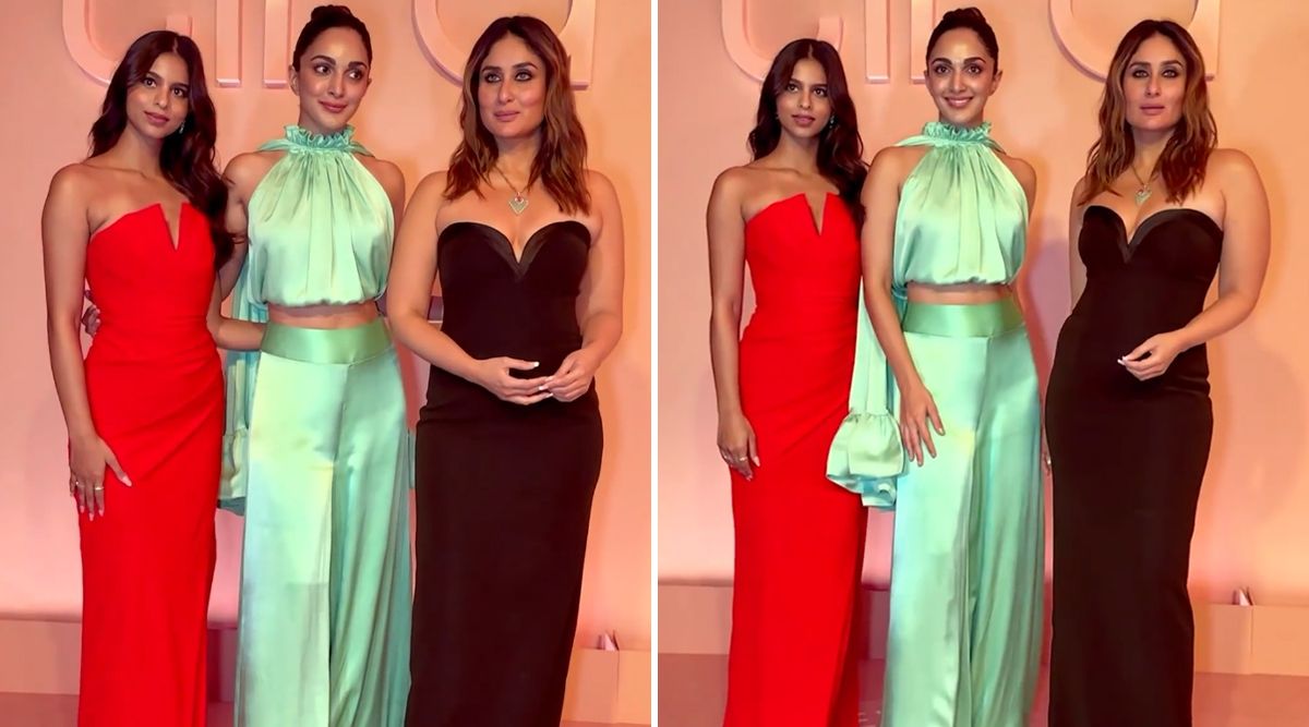 Wow! Kiara Advani, Kareena Kapoor, And Suhana Khan Steal The Spotlight, POSES TOGETHER At A Glamorous Event! (Watch Video) 