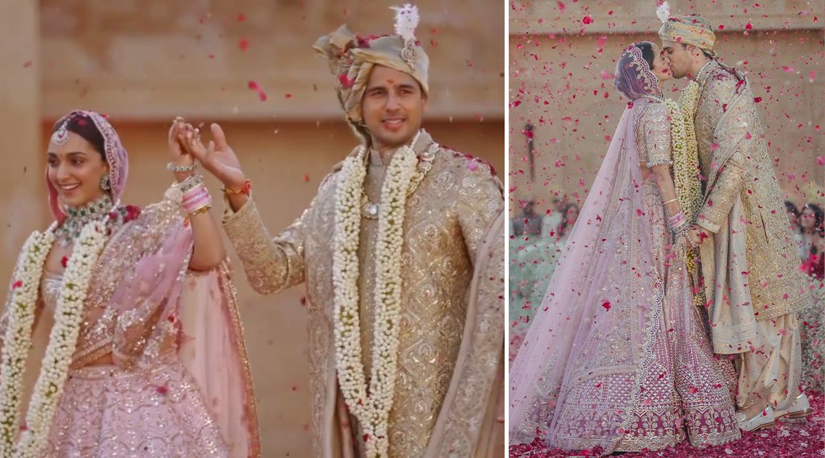 Kiara Advani SHARES wedding video with Sidharth Malhotra, her dreamy bridal entry, varmala exchange, & the wedding kiss; See here!