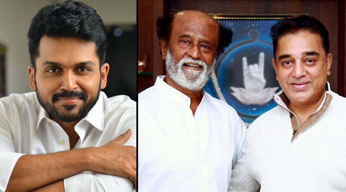 Ponniyin Selvan star Karthi pens a thankful note for Kamal Haasan and Rajnikanth