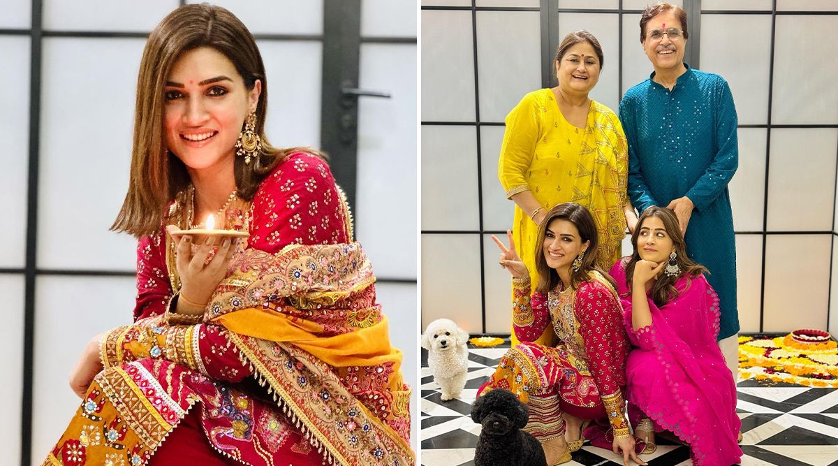 Step Inside Kriti Sanon's Colourful Diwali At Her New Home