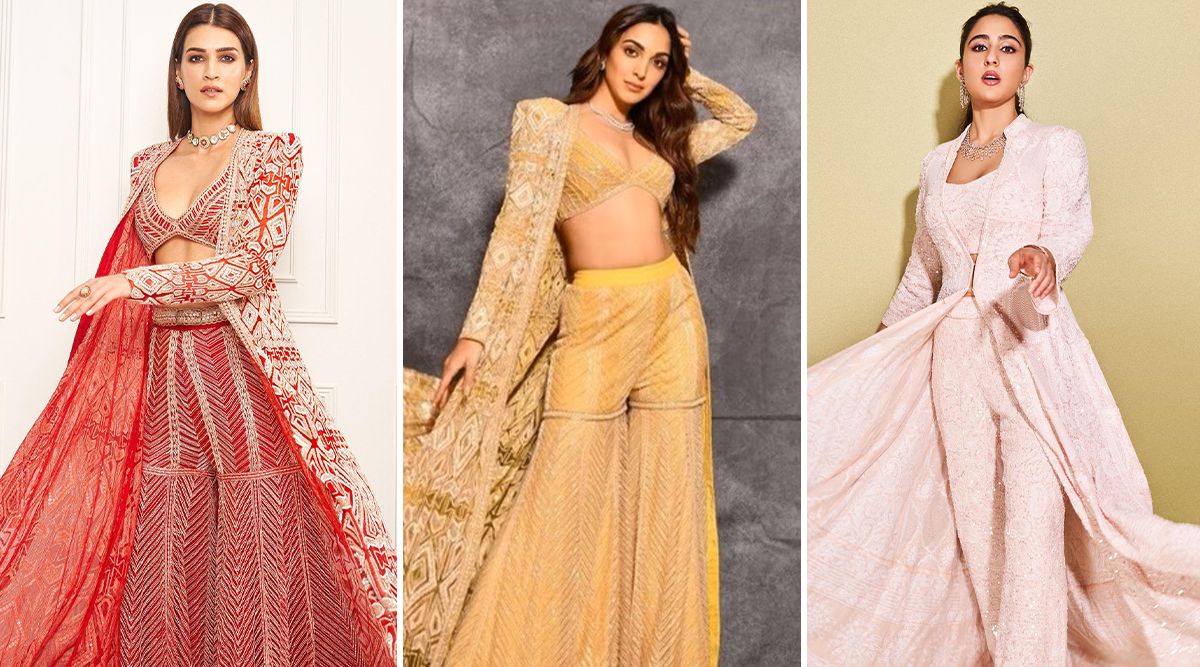 Rakshabandhan 2023: From Kriti Sanon, Kiara Advani, To Sara Ali Khan; Here's Festive Fit Ideas From Bollywood Divas' CLASSY Jacket Attire! (View Pics)