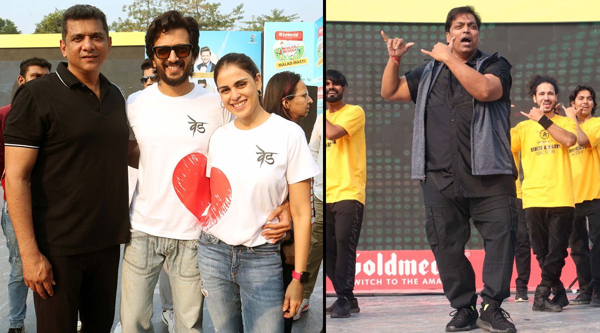 Riteish, Genelia Deshmukh, Varun Sharma, and Ganesh Acharya attend MLA Aslam Shaikh's Malad Masti!