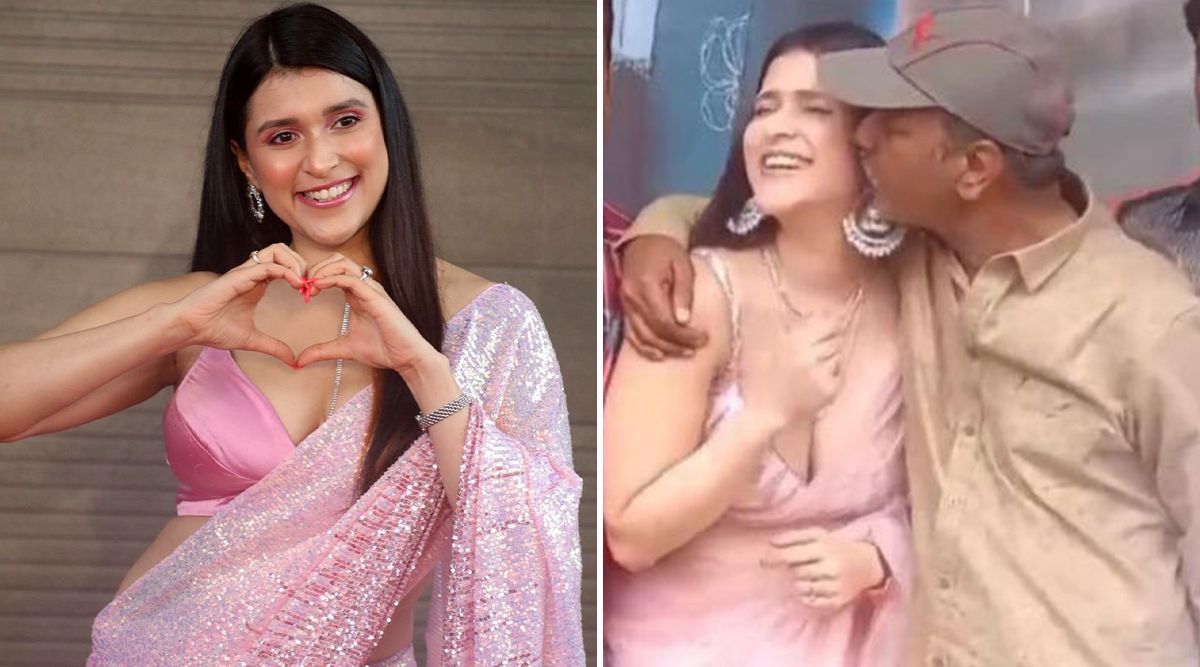 DISTASTEFUL! Priyanka Chopra’s Cousin Mannara Receives A KISS From A Director, The Actress Shows Discomfort! (Watch Video)