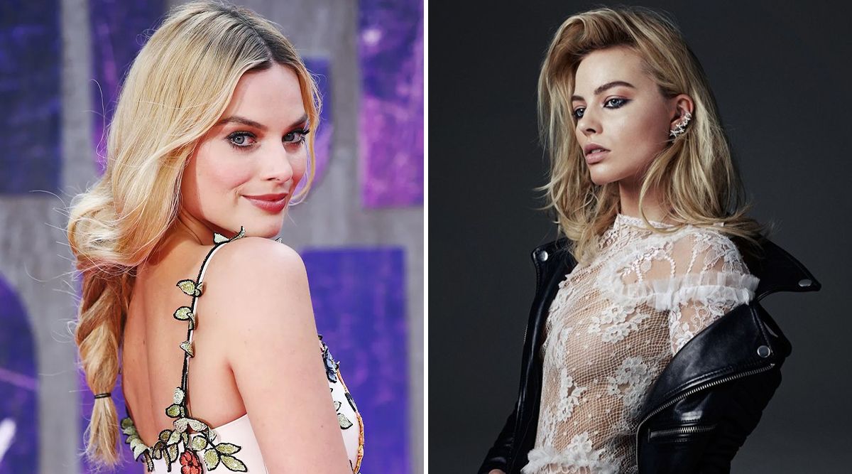 Hot! Margot Robbie Flaunts Bo**bs For A Photoshoot, Slays In A Mesh Lacey Outfit! (View Post)