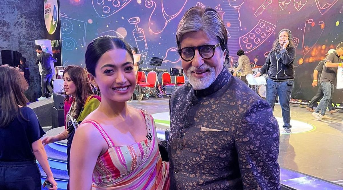 After meeting megastar Amitabh Bachchan, Rashmika Mandanna can't contain her joy