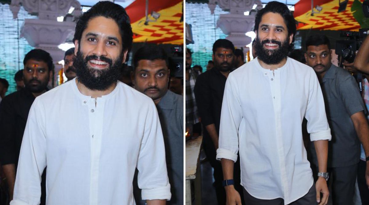 WOW! Naga Chaitanya Makes A DAPPER Entry At Santosh Soban’s Movie Launch Event! (View Post)