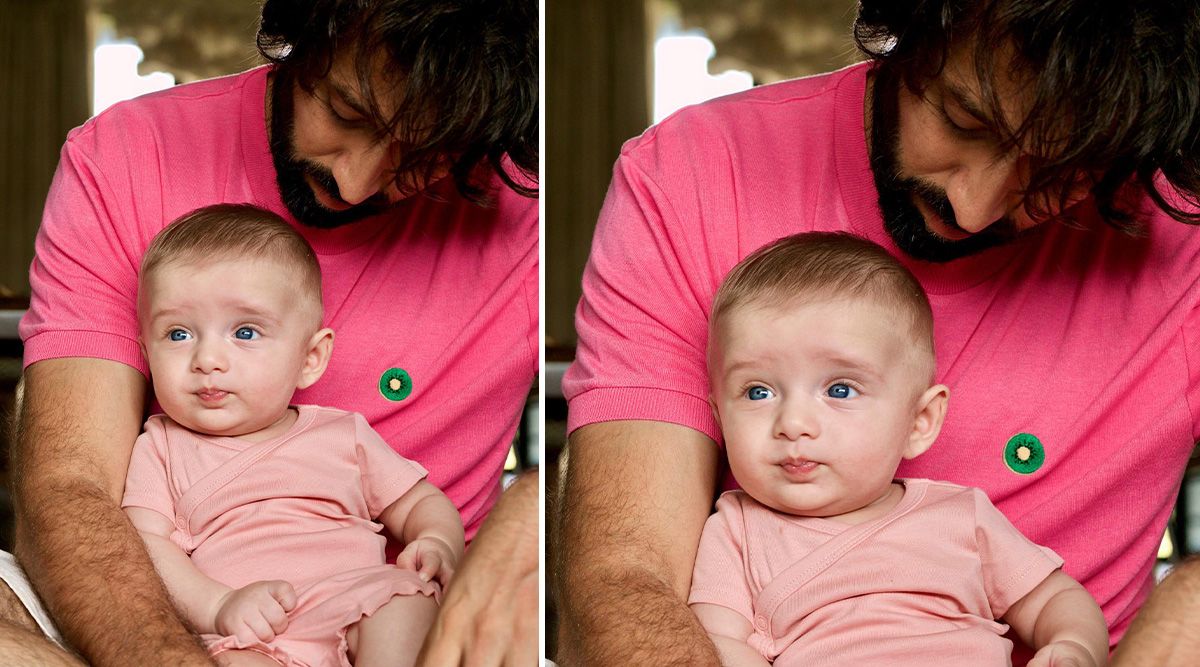 ‘Bade Achhe Lagte Hain 2’ star Nakuul Mehta and his son Sufi twin in pink; latest photo