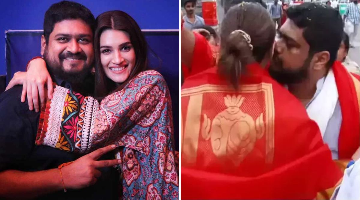 Adipurush: Om Raut Kissing Kriti Sanon In Temple Premise SPARKS Controversy, Telangana's Chilkur Balaji Temple's Chief Priest Criticises, ‘Get A Room’