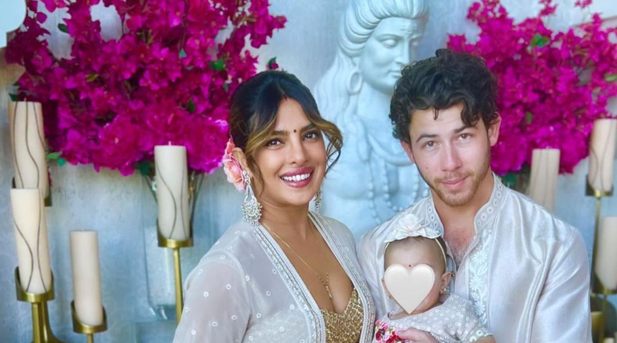 Desi girl Priyanka Chopra celebrates Diwali with Nick Jonas & Malti Marie; shares pics from special pooja