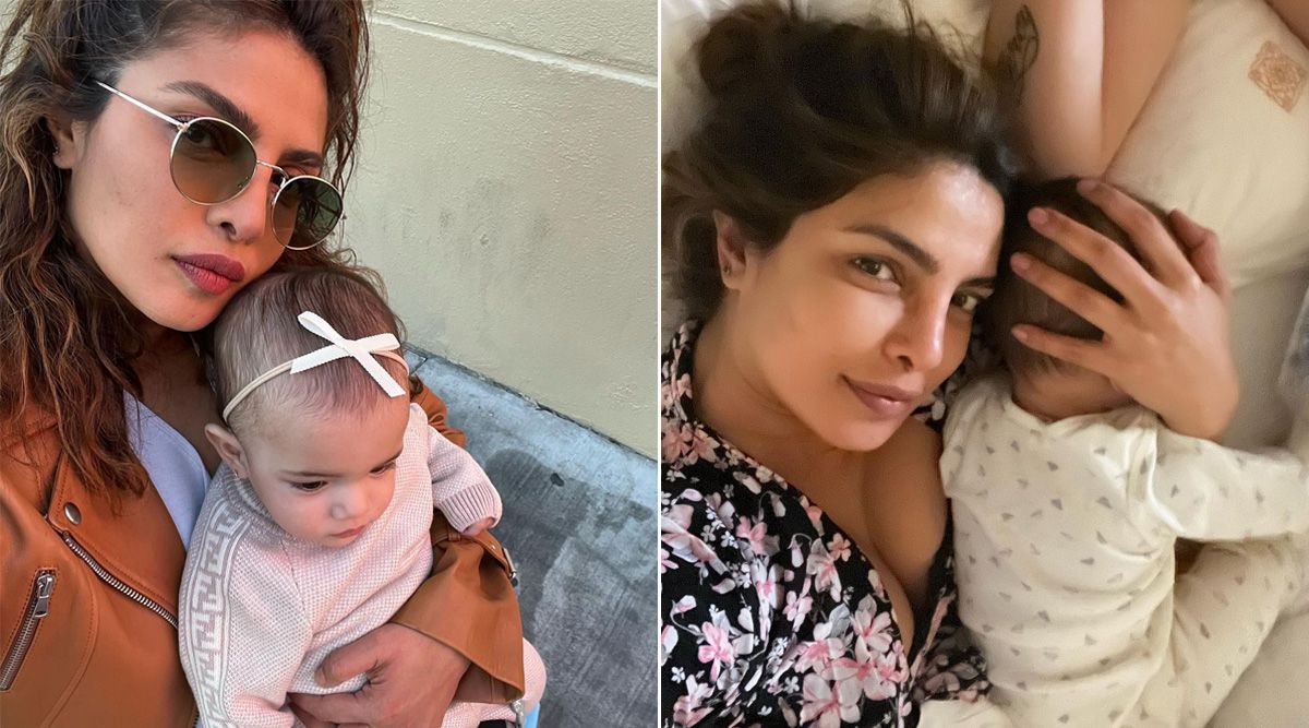 Priyanka Chopra shares first-ever full pic of daughter Malti on IG; cuddles her bundle of joy!