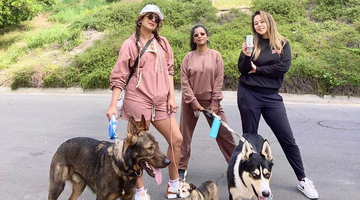 Priyanka Chopra's 'Soul Sunday' includes time with her pets and a trip around Los Angeles with her girlfriends