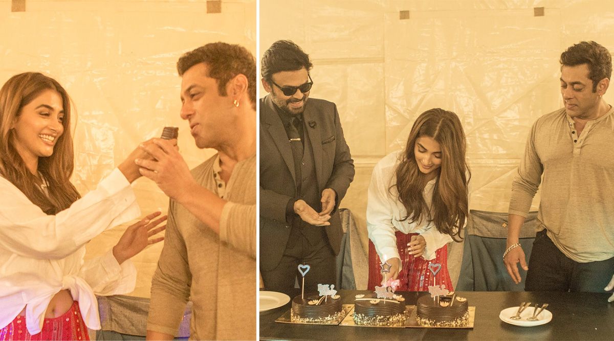 Pooja Hegde celebrates her 32nd birthday with Salman Khan and the team of Kisi Ka Bhai Kisi Ki Jaan