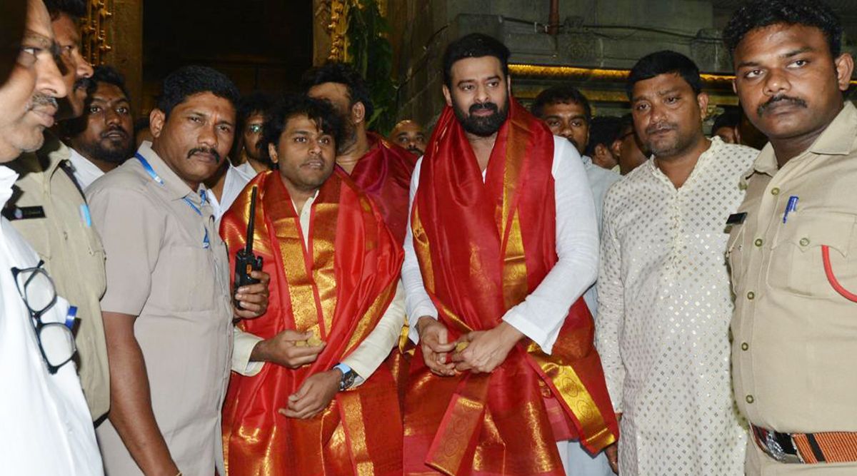 Adipurush Pre- Release Event: Prabhas And Team Visit Tirupati Ahead Of Movie’s Release (View Pics)