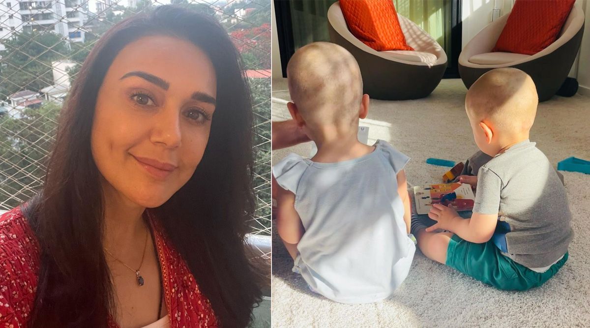 Preity Zinta Shares Her Babies After Mundan Ceremony Pictures (View Pic)