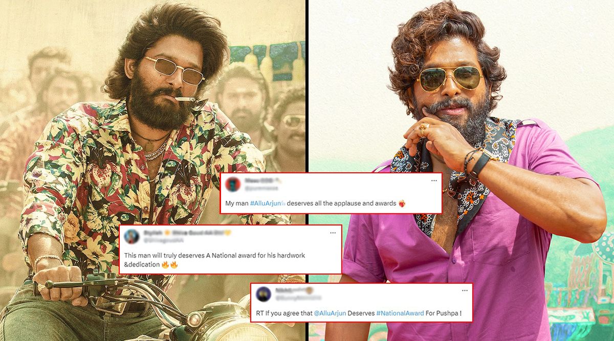 Allu Arjun's Performance As Pushpa Raj Creates Buzz Among Fans; Netizens Say, He DESERVES A National Award! (View Tweets)