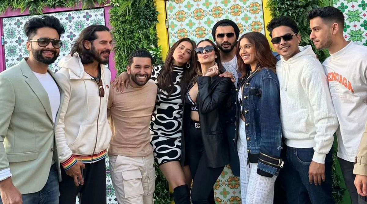 Malaika Arora and Arjun Kapoor appear fashionable as they attend Rakul Preet Singh's birthday in the UK