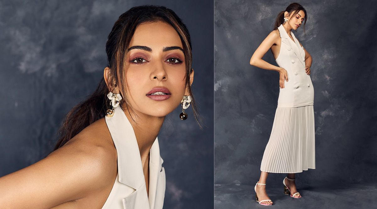 Rakul Preet Singh is a sight to behold in the all-white ensemble: PICS