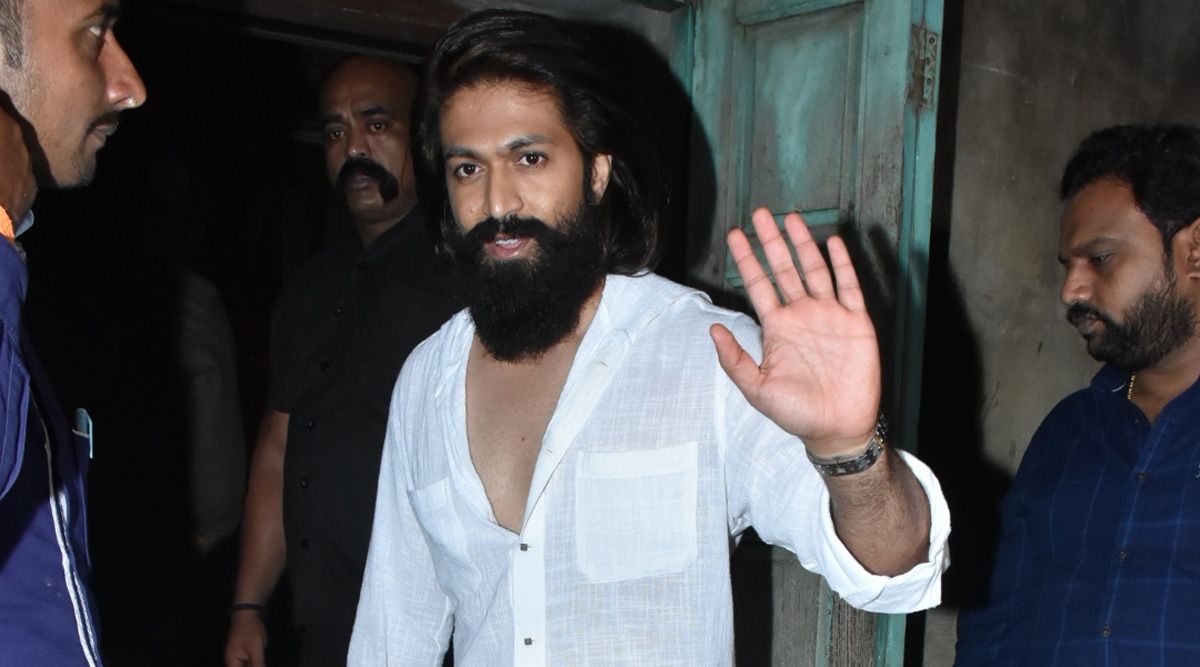 Rockstar Yash flaunts his heart-melting smile as he gets papped while promoting his film in Mumbai