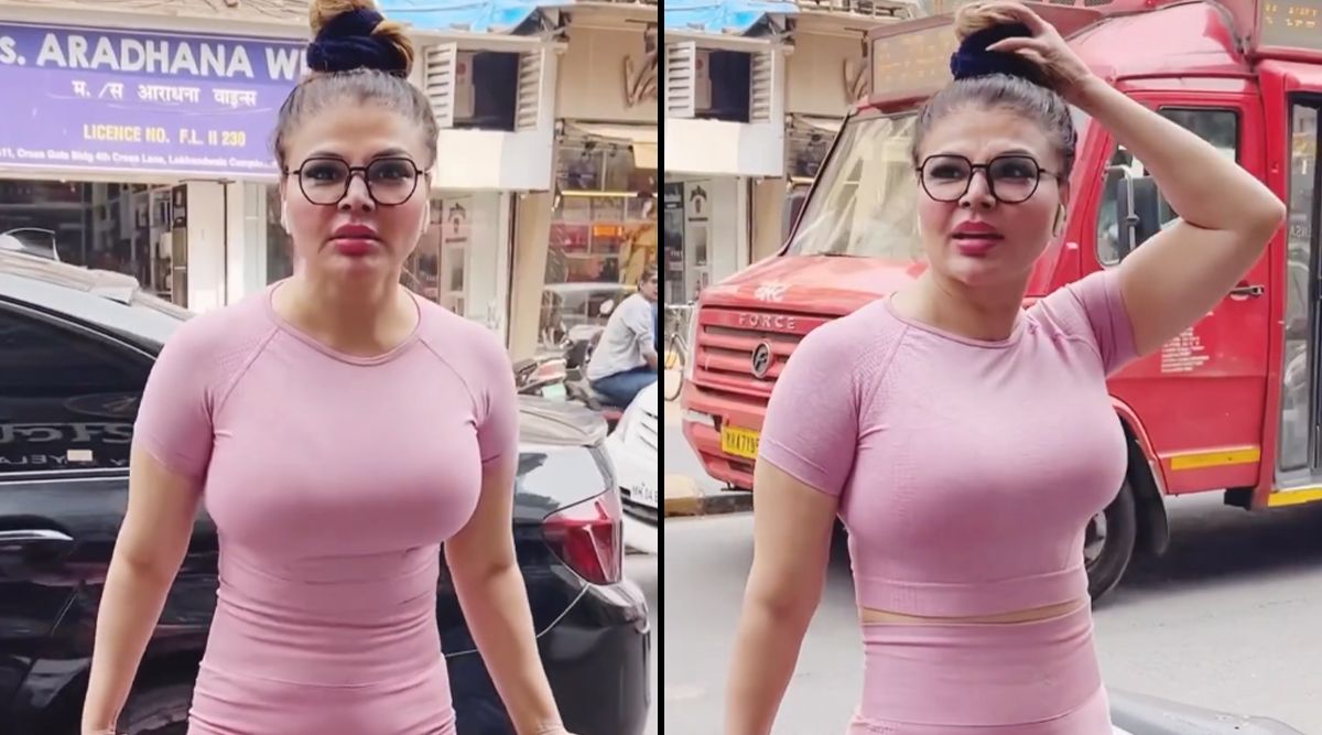 Rakhi Sawant MIMICS Shehnaaz Gill; Urges Photographers NOT To Click Her, Says 'Main Gandhi Lagg Rahi Hoon…' (Watch Video)