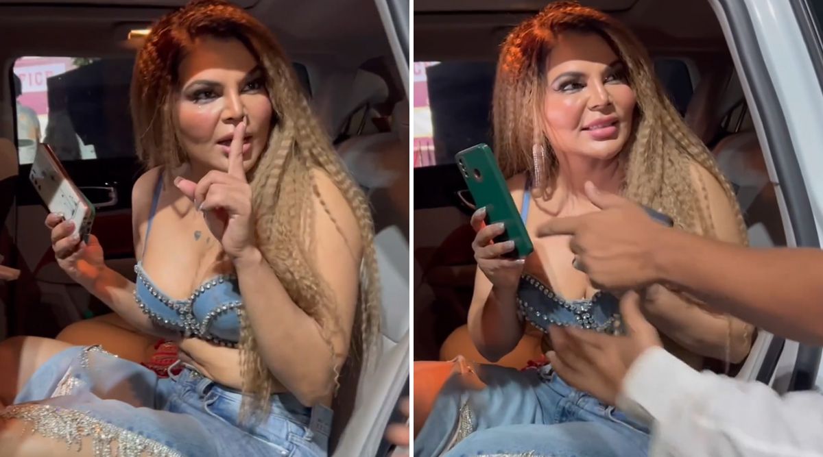 Rakhi Sawant SNATCHES Fans Phones And Runs Off; Netizens Say, ‘TRP Hai..’ ( Watch Video)