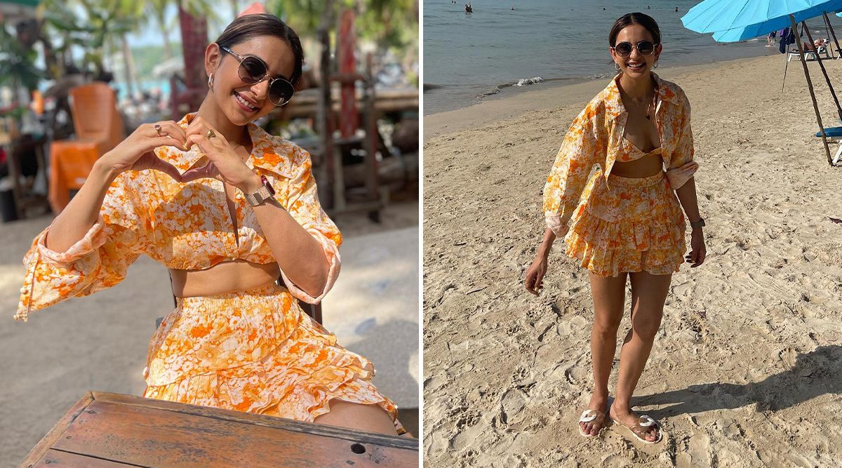 Rakul Preet Singh rang in the new year by giving styling tips by decking up in A Floral Co-Ord Set; See PICS!