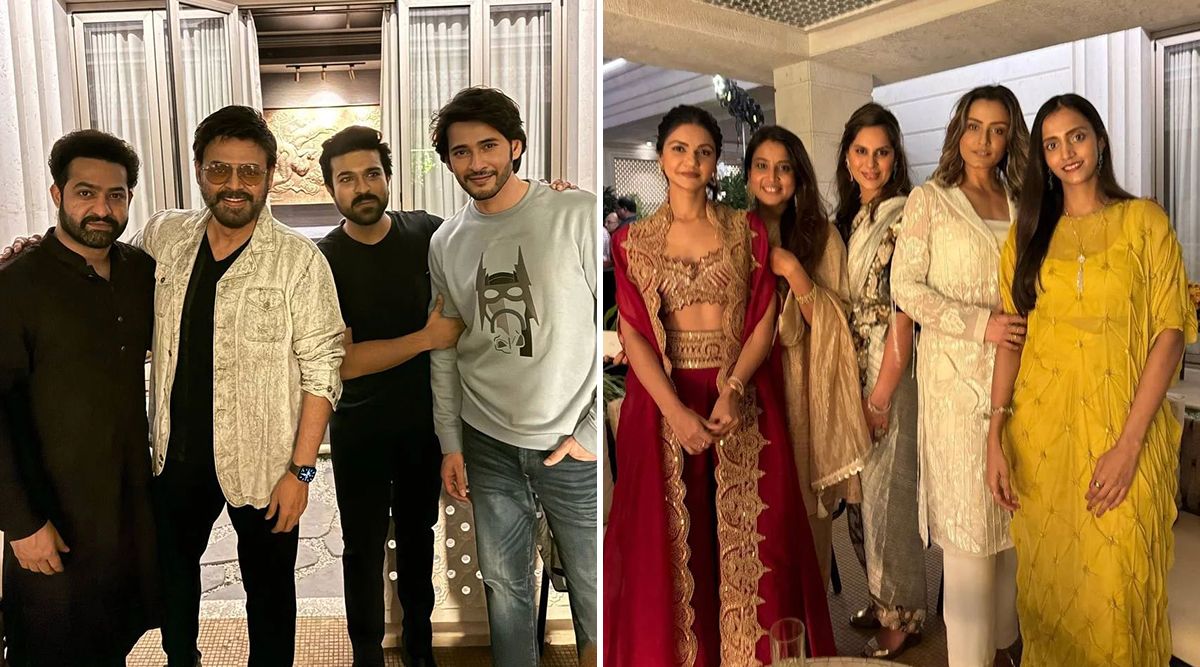 Ram Charan And Upasana Konidela Diwali Bash: Jr NTR, Mahesh Babu, Namrata Shirodkar, Venkatesh Daggubati Pose For Photographs!