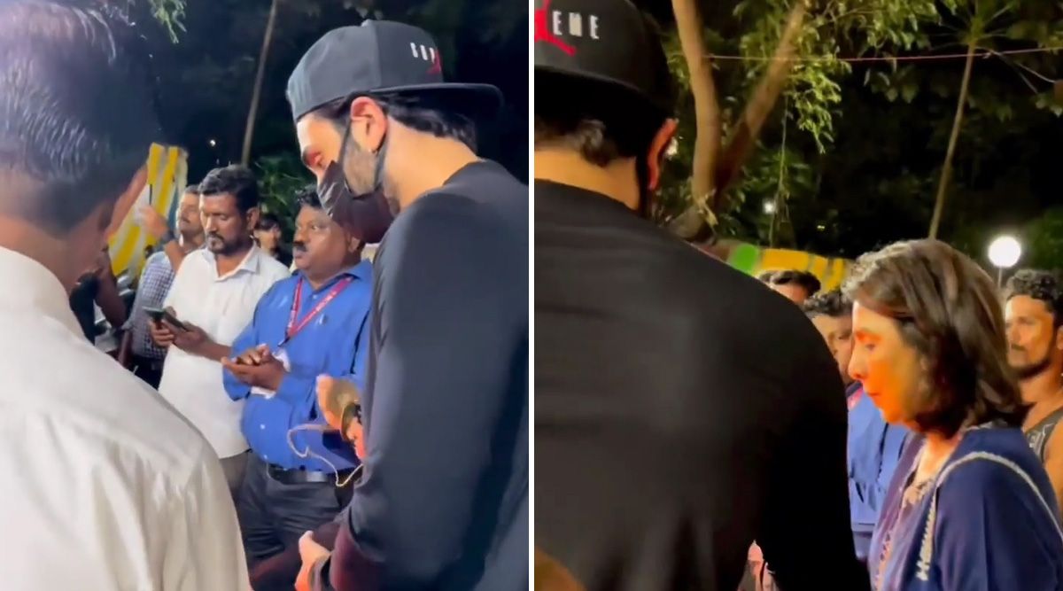 Ranbir Kapoor and Neetu Kapoor’s video goes VIRAL;  Captured performing a Puja at Ganpati Visarjan in Mumbai