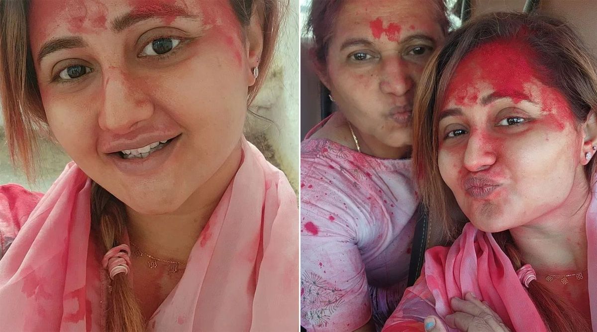 Rashami Desai Sets The Mood Of Holi By Sharing Pre-Holi-Celebration Pics On Social Media; SEE PICS!