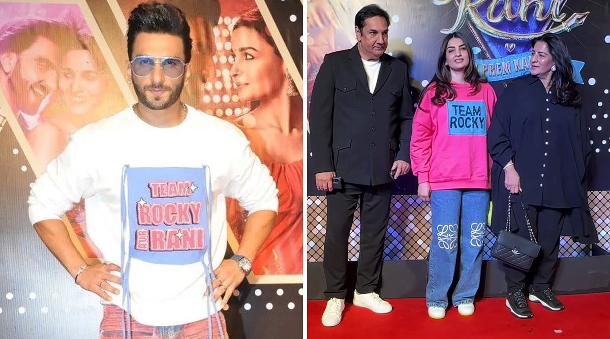 Rocky Aur Rani Kii Prem Kahaani: Ranveer Singh's Movie Premiere SHINES BRIGHT With Family's Love (Watch Video)