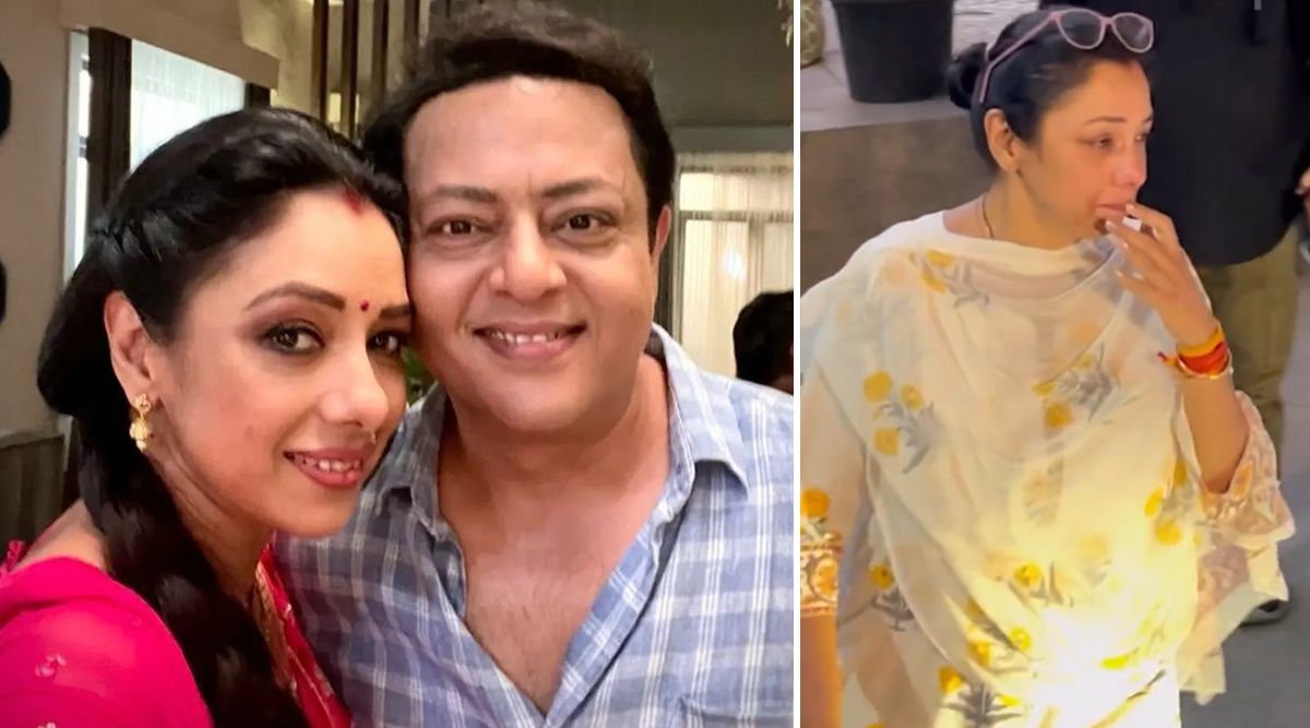 Nitesh Pandey Death: Rupali Ganguly Breaks Into TEARS As She Attends Co-Star’s Funeral (Watch Video)