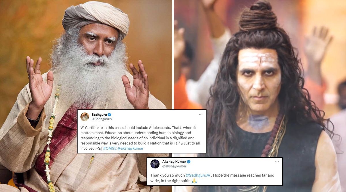 OMG 2: Sadhguru's Shocking Stand Against Film's  A-Certification; Here's What Akshay Kumar Replied! (View Post)