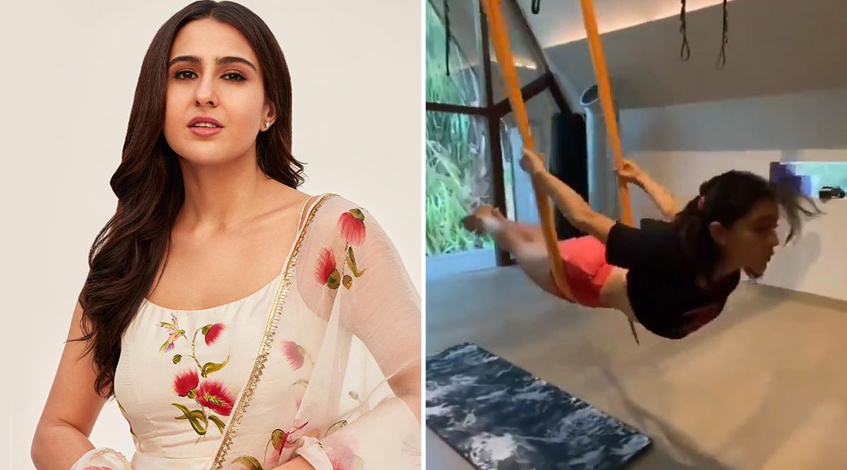 Sara Ali Khan SWINGING Into The Week With ENERGETIC Aerial Workout (Watch Video)