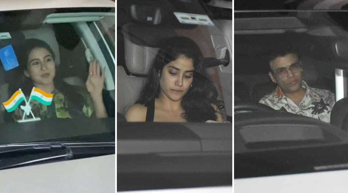 Sara Ali Khan, Janhvi Kapoor, And Karan Johar's Meet At Manish Malhotra's Place Sparks Fan Theories Of An Upcoming Collaboration (Watch Video)