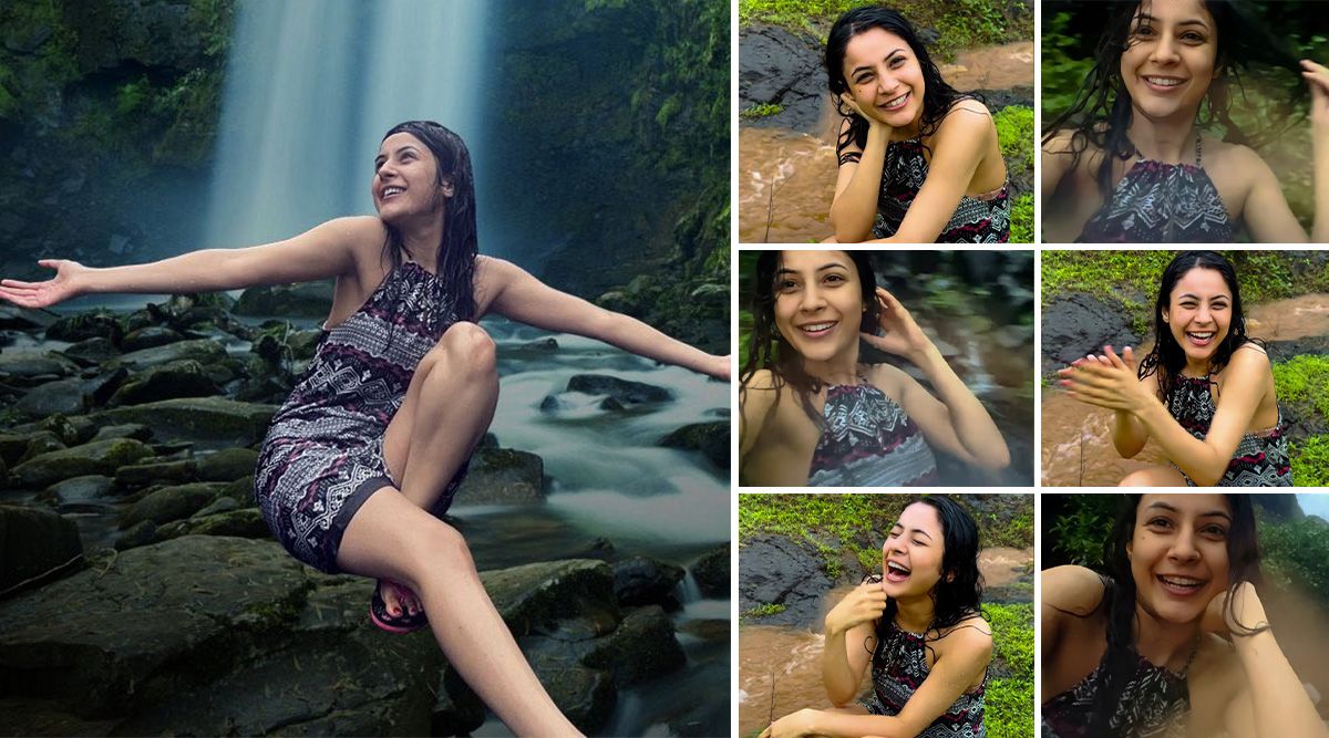 Shehnaaz Gill shares a video of her first trek as she is seen enjoying rains alongside farmers in the field