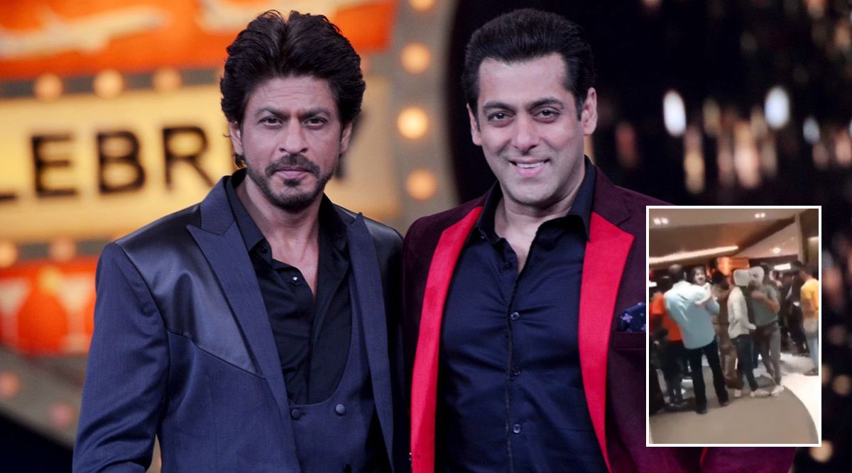 OH NO! Shah Rukh Khan And Salman Khan’s Fans Get Into An UGLY Fight, Police Intercede (Watch Video)