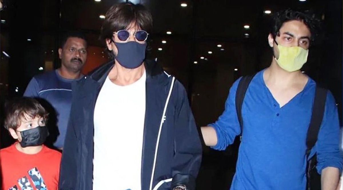 SRK’s son Aryan Khan gets protective of his father as a fan tries to grab his hand for a selfie at the airport