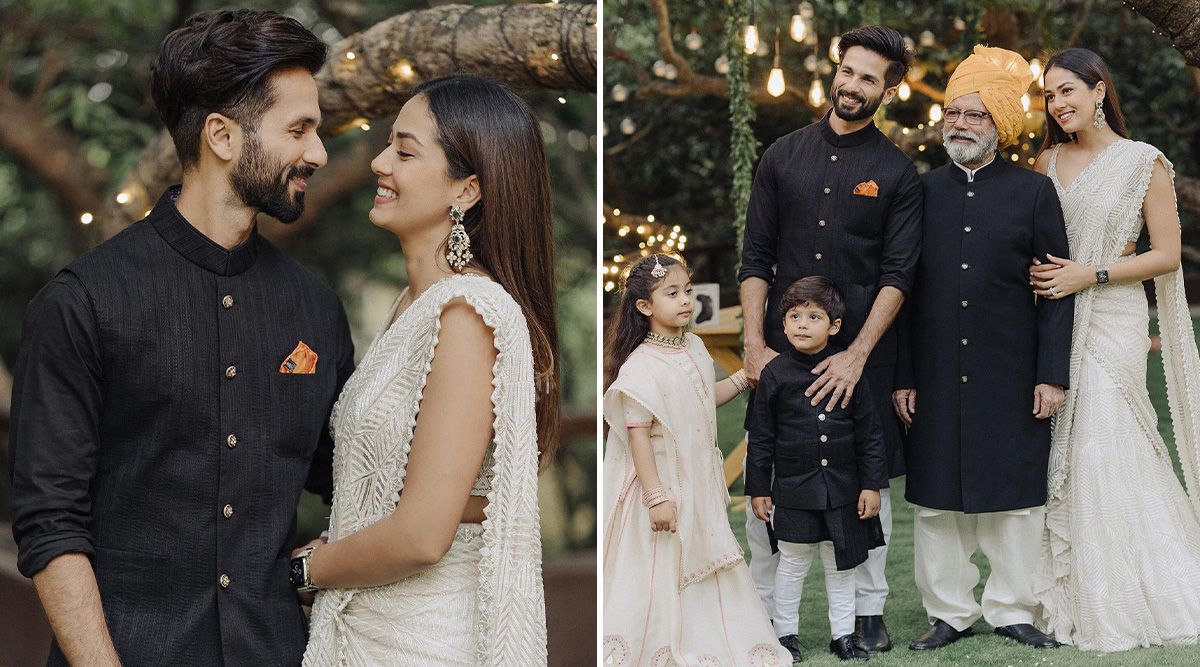 Shahid Kapoor, Mira Rajput, Misha & Zain in unseen photos from Sanah Kapur’s wedding with Pankaj Kapur