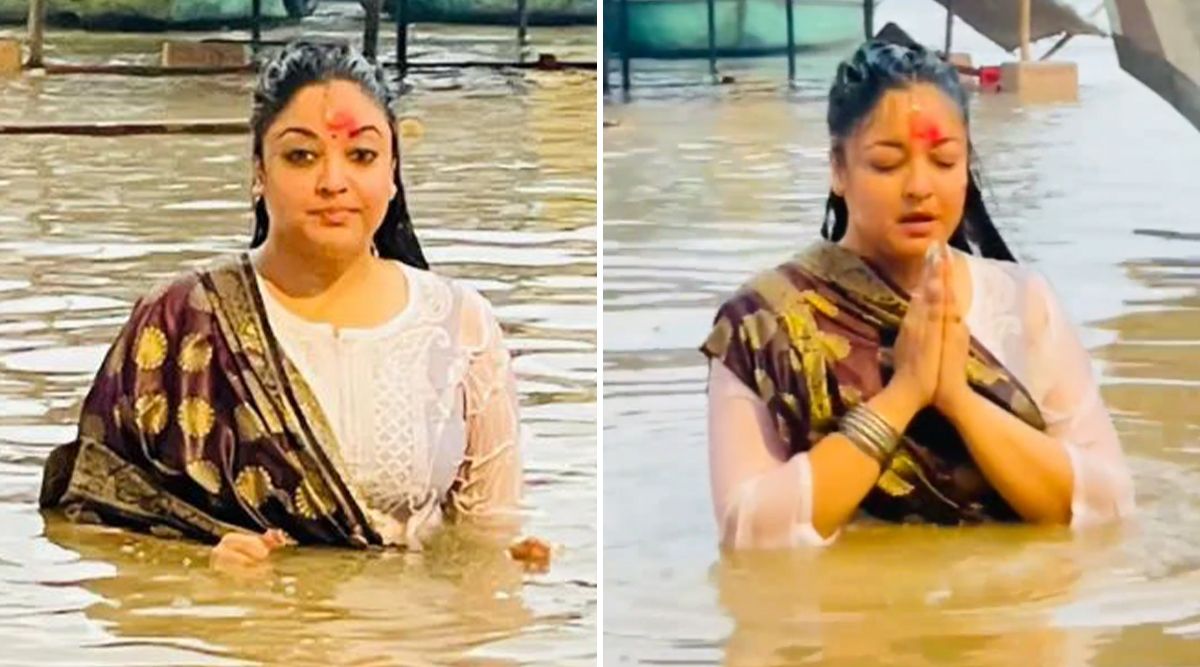 Tanushree Dutta EXPRESSES her Magical experience of bathing in the holy Ganges in Kashi; Her SAVAGE reply to netizens' concern 'get ready for skin diseases...'