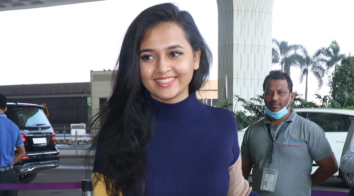 At The Airport Departure, Tejaswi Prakash Was Seen