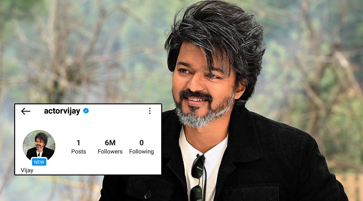 Triumph! Thalapthy Vijay Cross Achieves 6 Million Followers On Instagram!