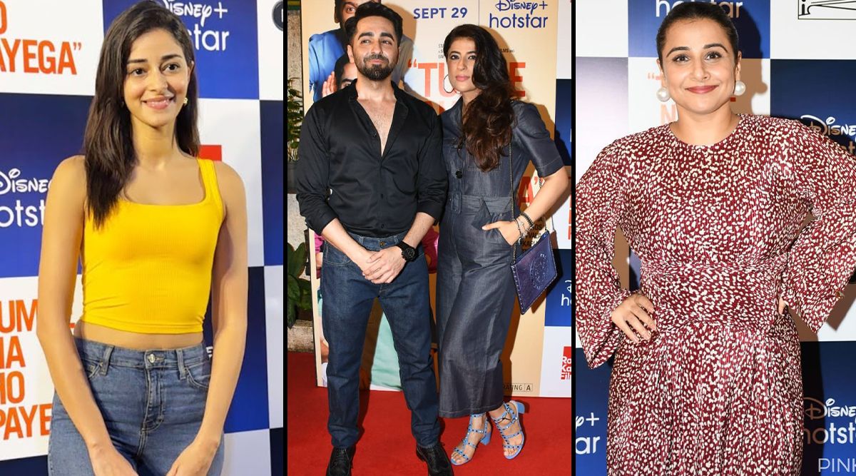 Tumse Na Ho Payega Screening: Ananya Panday, Vidya Balan, And Ayushmann Khurrana; THESE Celebs Joyfully Attended The Event! (View Pics)