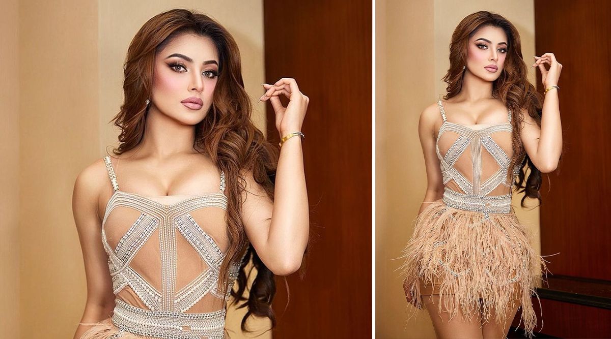 Urvashi Rautela looks sassy & stylish in a ruffled short dress worth Rs 5 lakh!