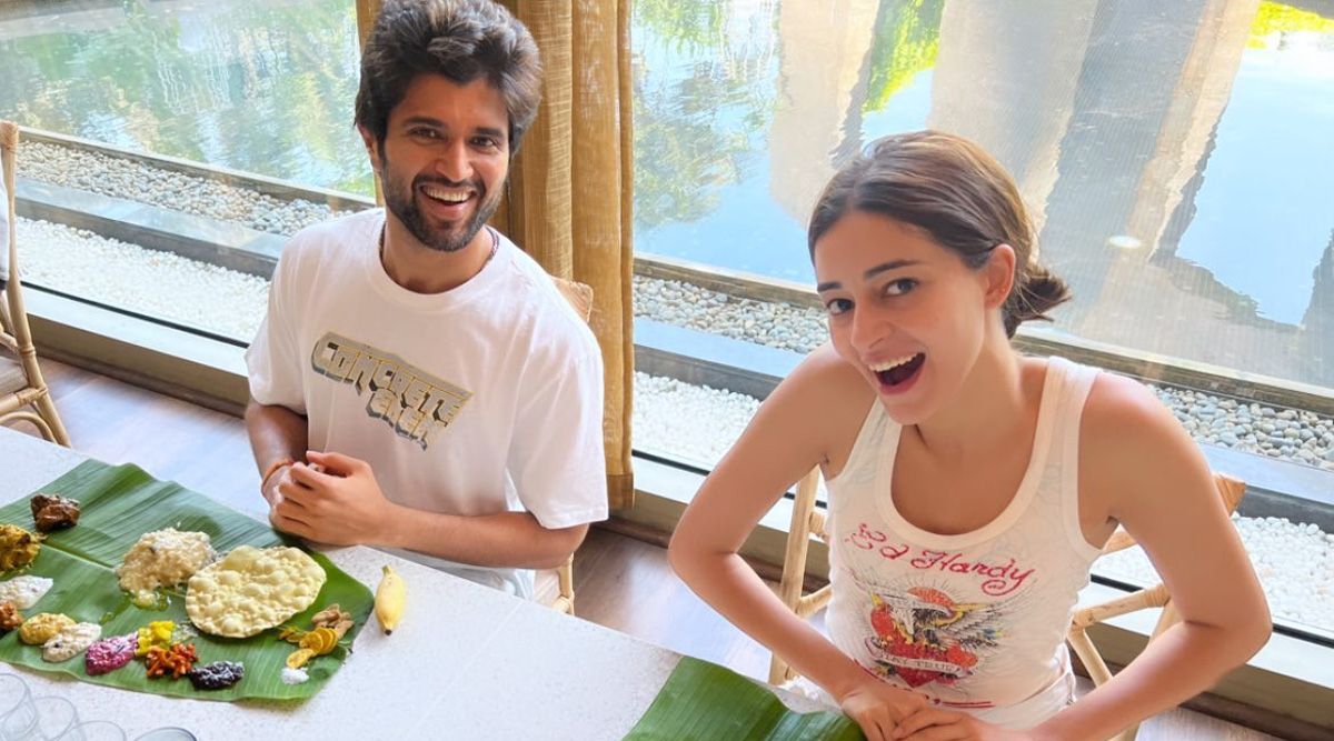 Vijay Deverakonda and Ananya Panday relish Malayali cuisine as they promote Liger in Kochi