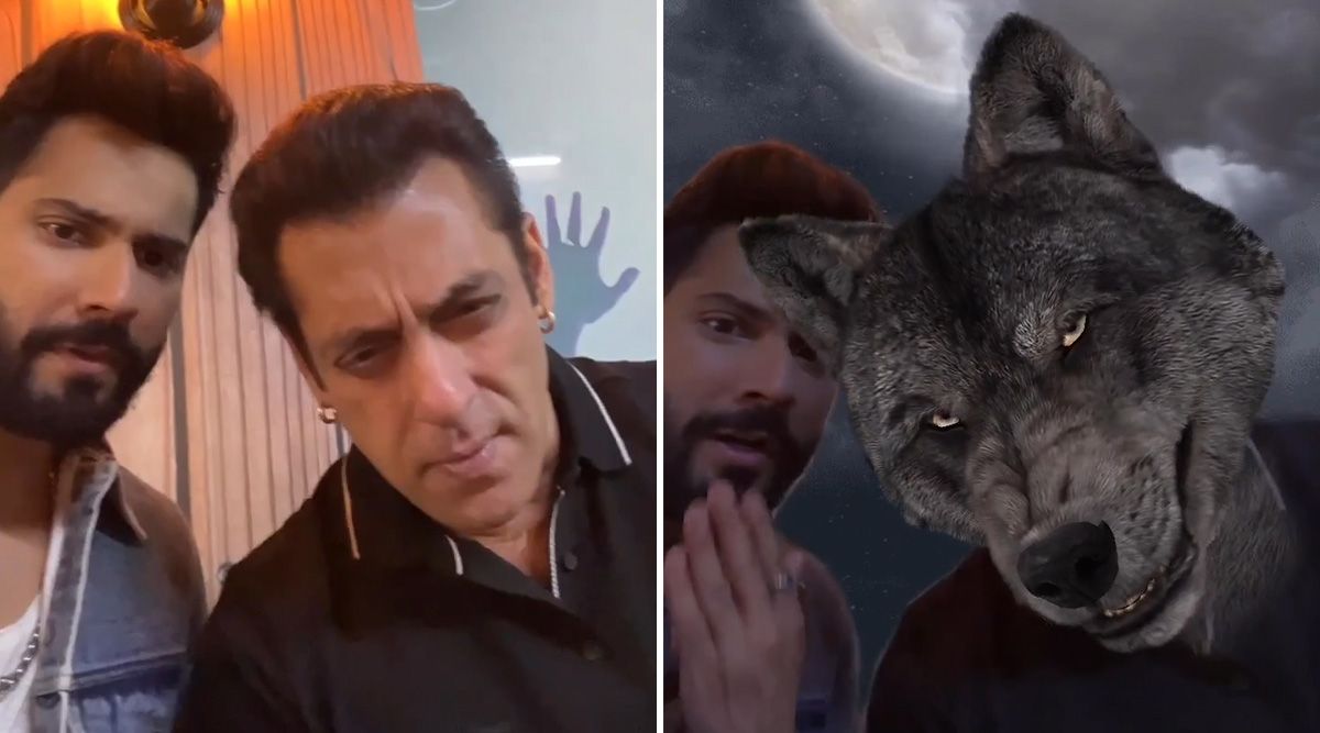 Watch this HILARIOUS reel of Varun Dhawan turning Salman Khan into a wolf with Bhediya filter!