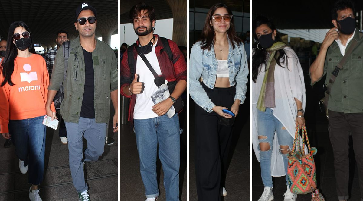 Katrina Kaif and Vicky Kaushal travel to the Maldives with Sunny Kaushal, Sharvari, Kabir Khan & Mini Mathur