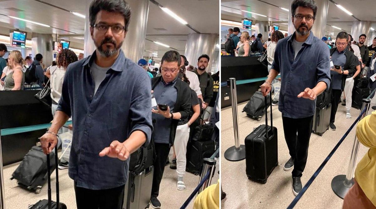 Thalapathy 68: Vijay’s Picture Goes VIRAL As He Arrives In USA For Look Test (View Pic)