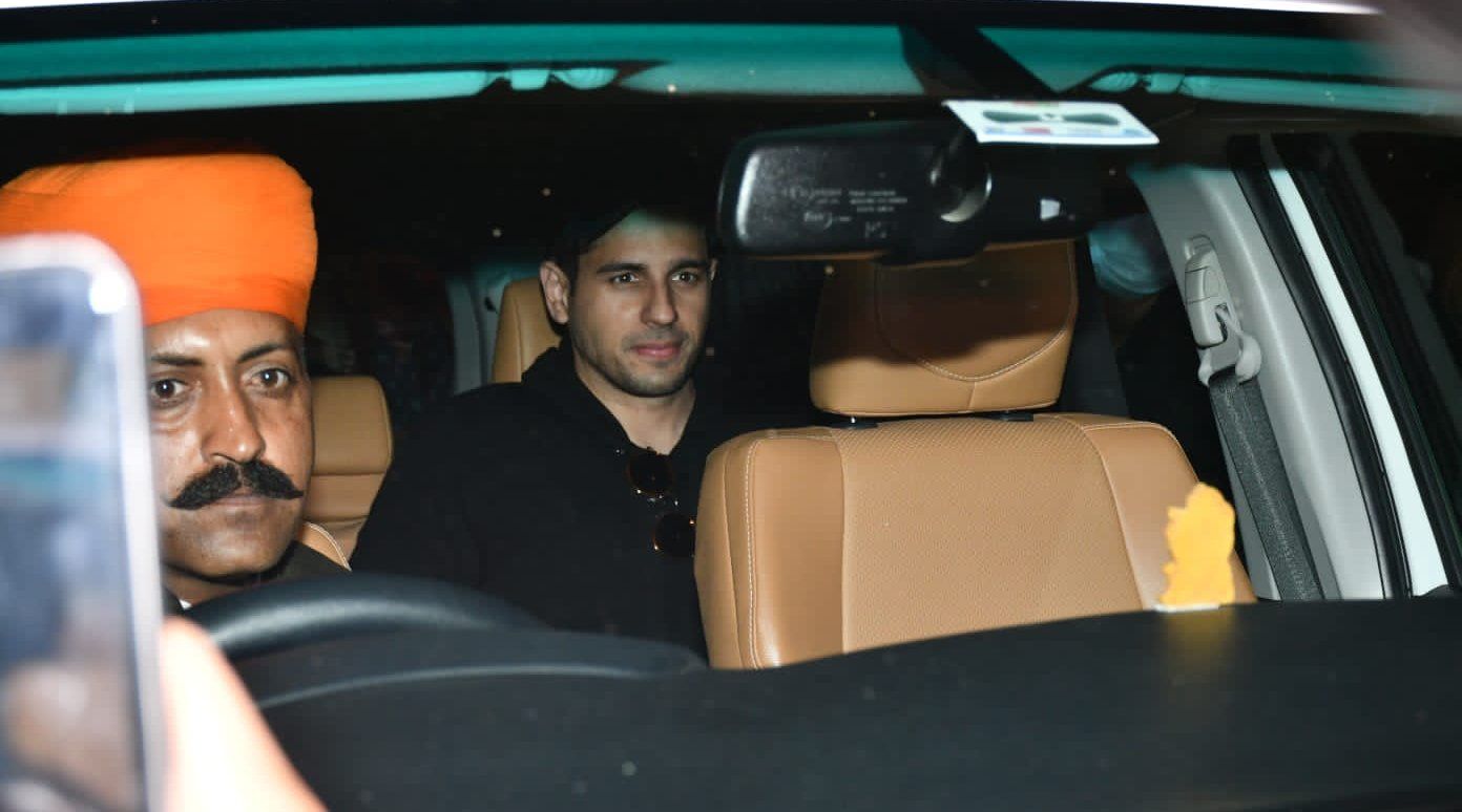 Siddharth Malhotra at Jaisalmer airport.