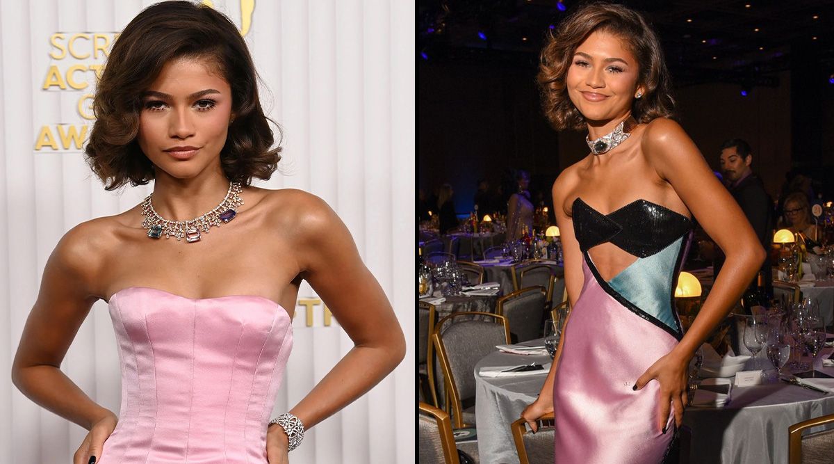 Zendaya Swaps Changes into a Second Dress at 2023 SAG Awards