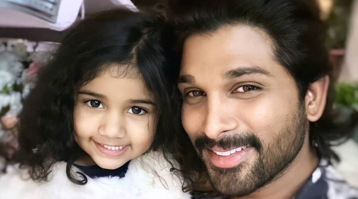 Allu Arjun shares an adorable video of his little one grooving on 'Kaccha Badam'